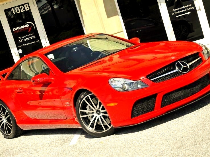 Red Mercedes AMG Coupe