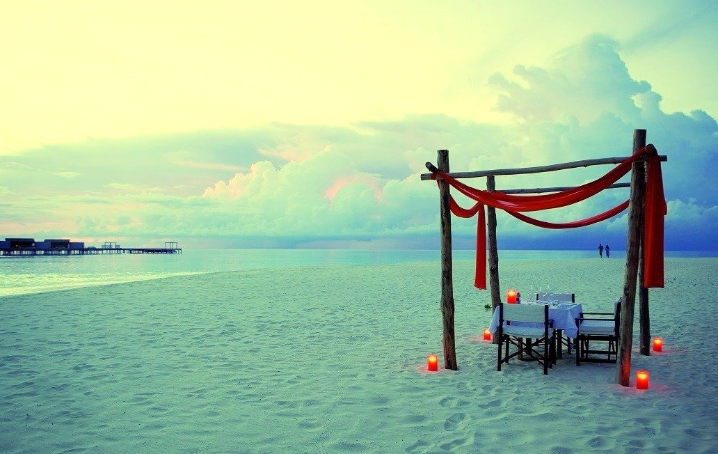 Islands, Maldives, Beach, Resorts, Landscape