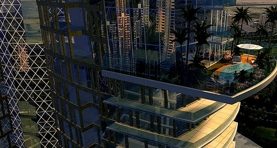 High Rise Luxury Condo with huge balcony
